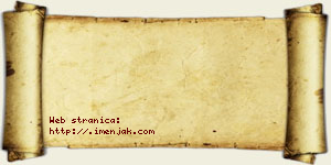 Anđela Bogić vizit kartica